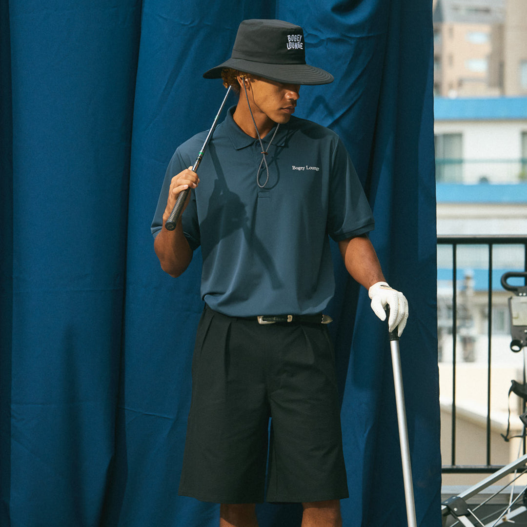 NYLON PIQUE POLO SHIRT