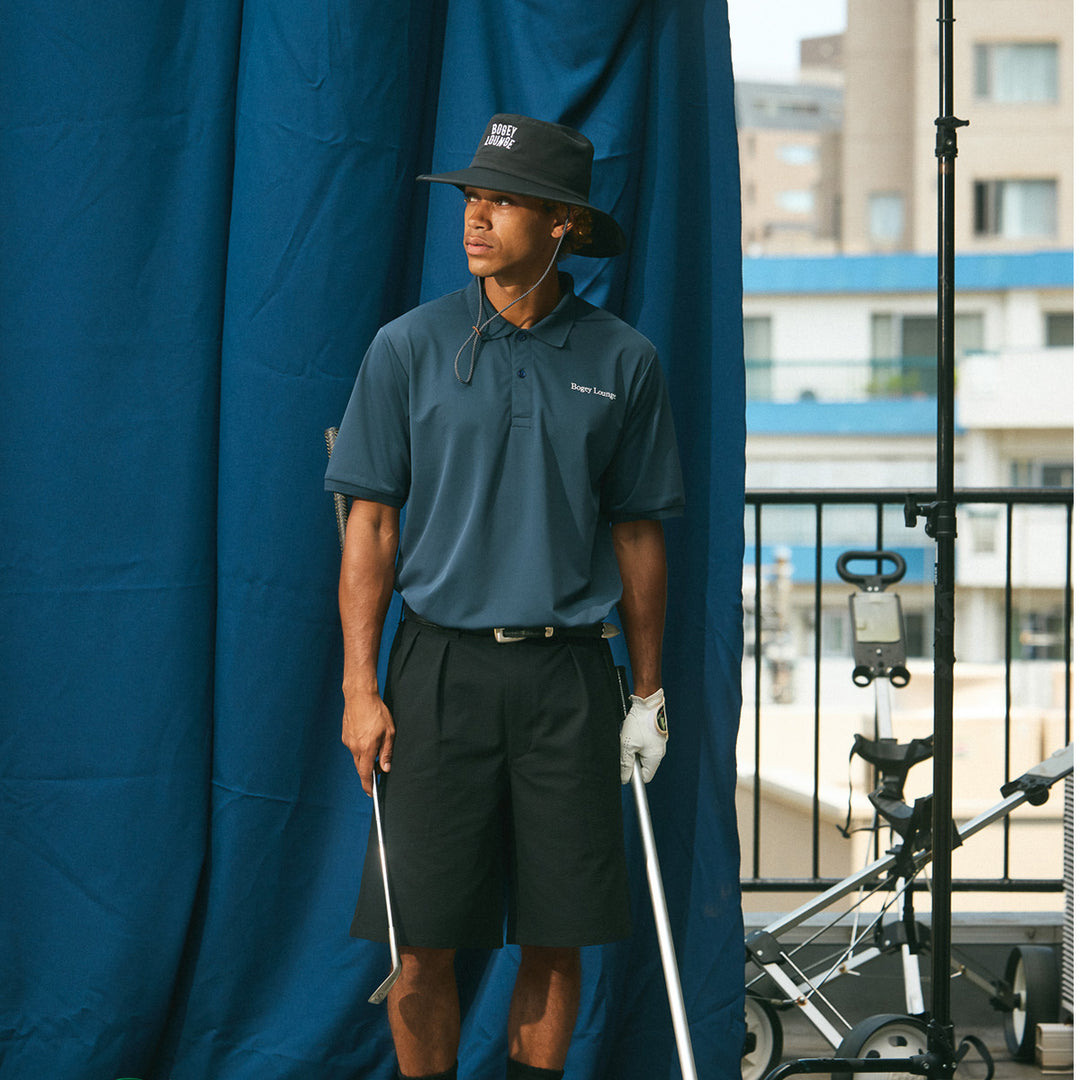 NYLON PIQUE POLO SHIRT