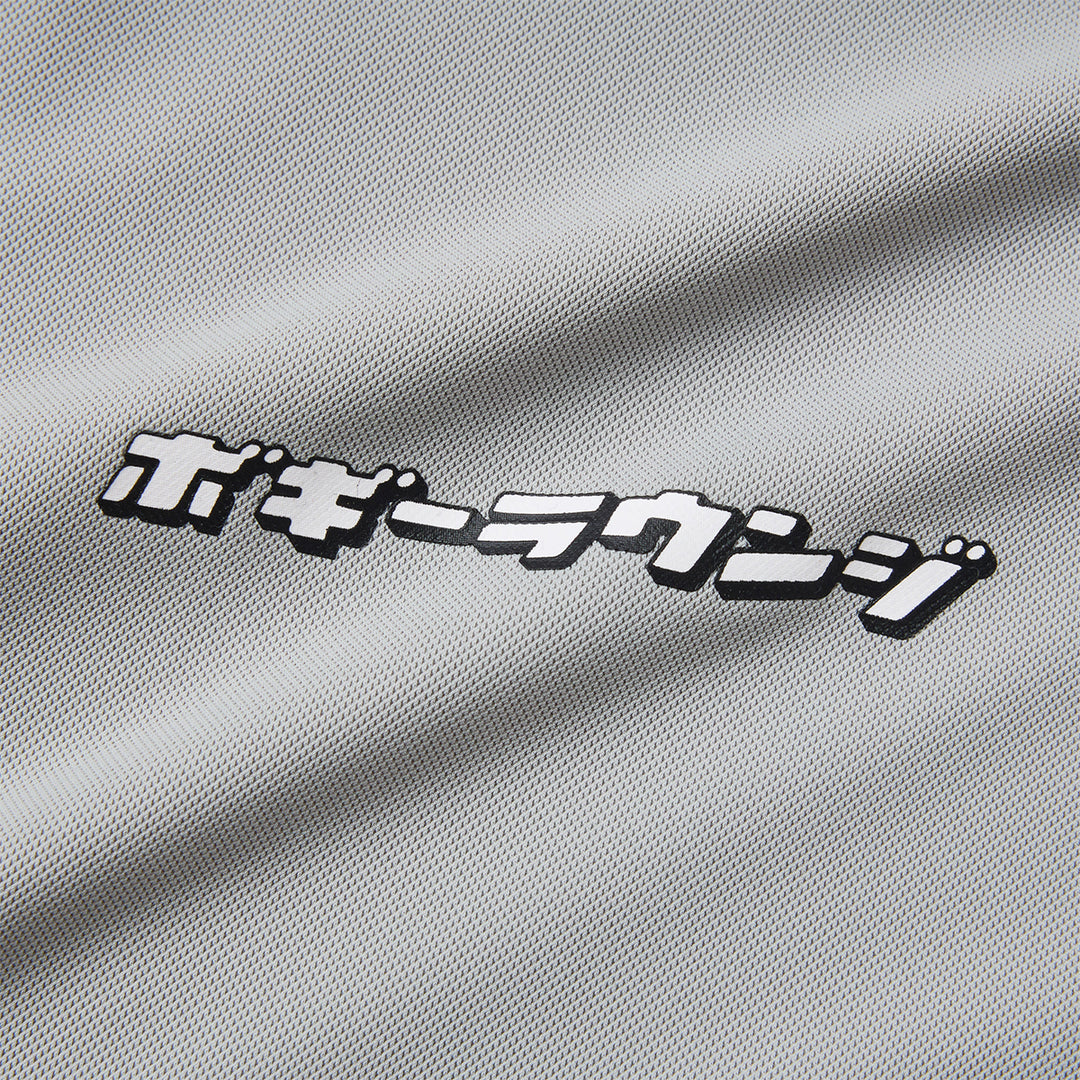 NYLON PIQUE MOCK NECK S/S T-SHIRT