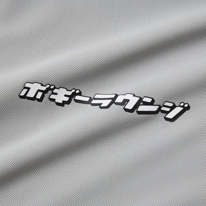 ［BOGEY LOUNGE］ナイロン鹿の子モックネック半袖Tシャツ