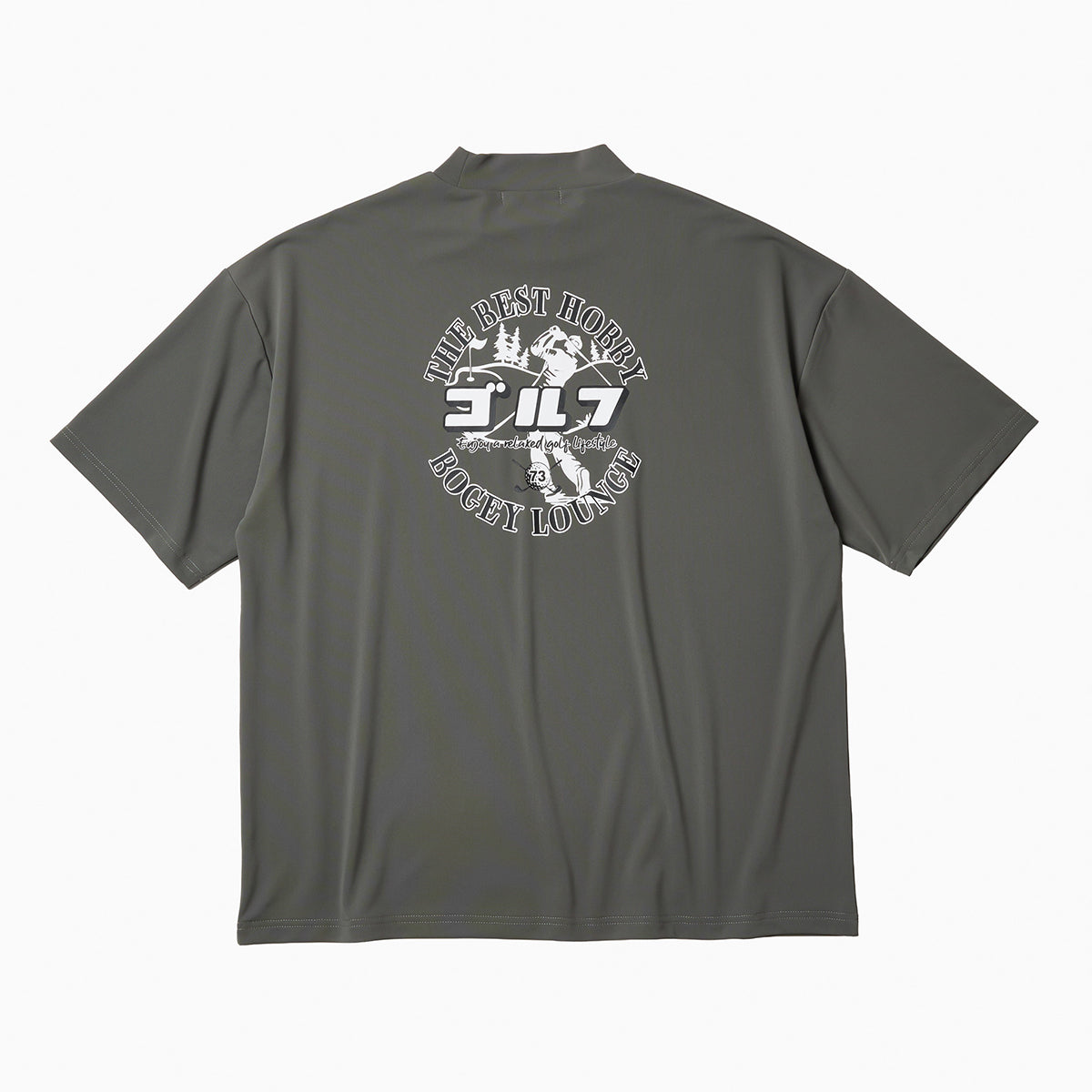 BOGEY LOUNGE］ナイロン鹿の子モックネック半袖Tシャツ – FUNQTEN