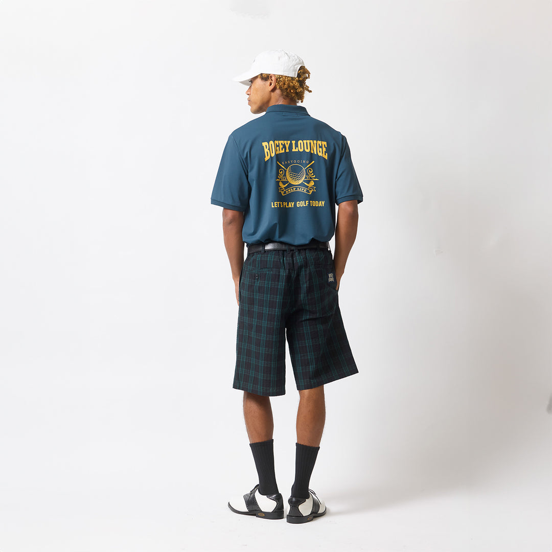 NYLON MESH S/S POLO SHIRT