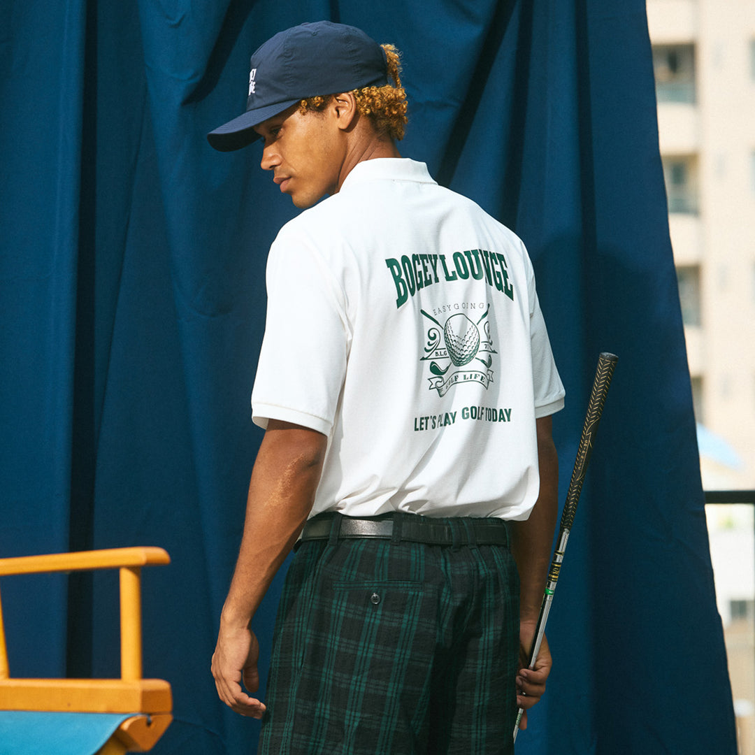 NYLON MESH S/S POLO SHIRT