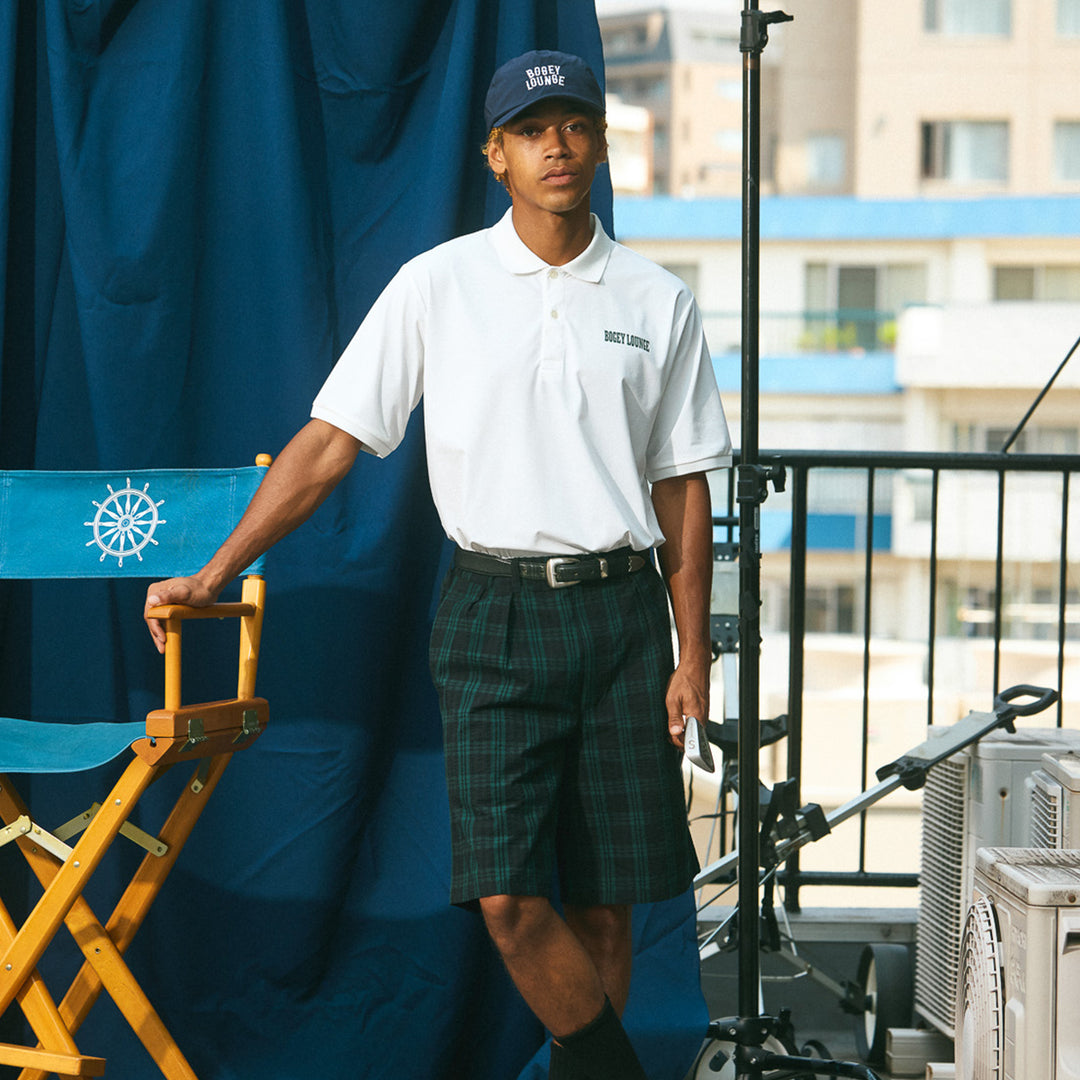 NYLON MESH S/S POLO SHIRT