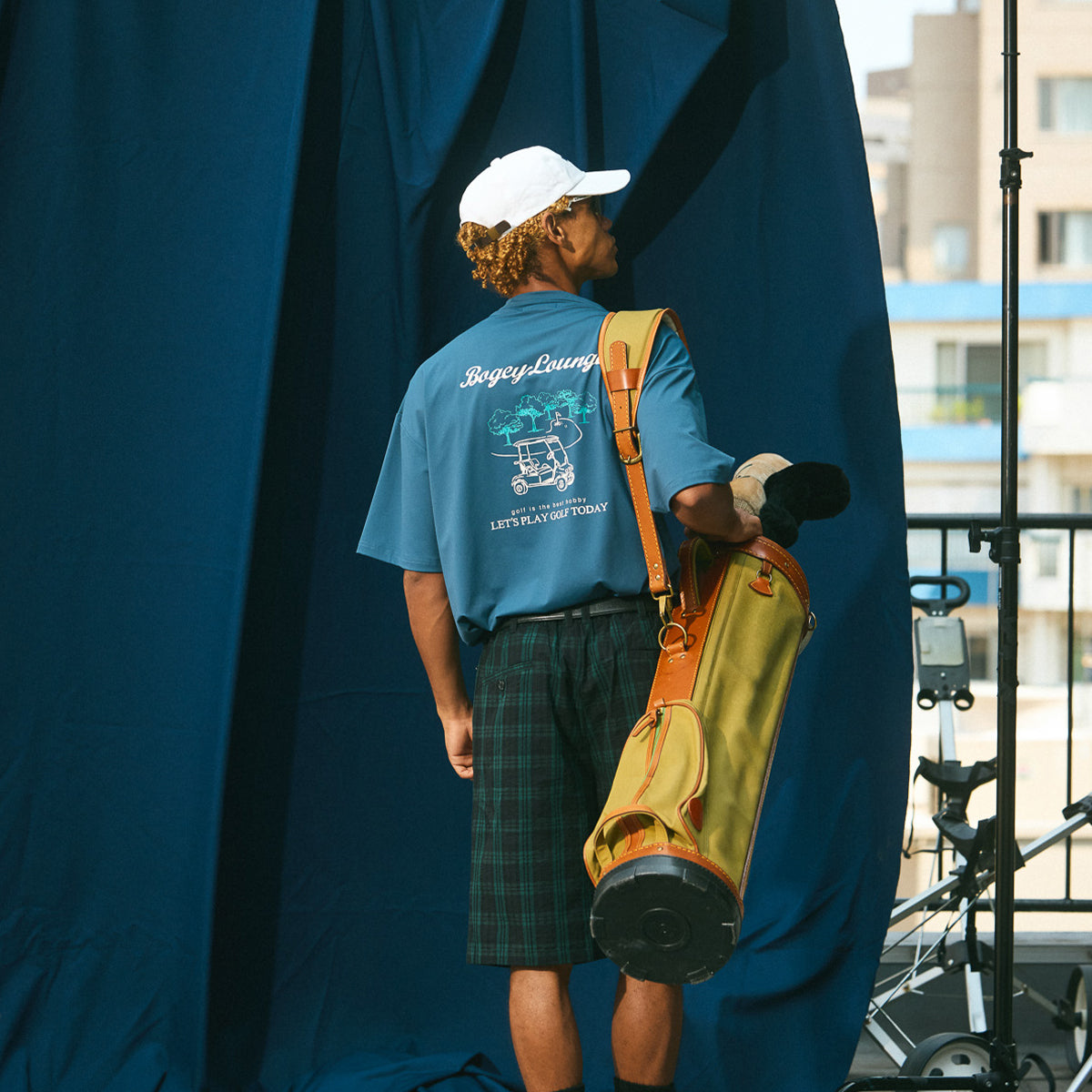 BOGEY LOUNGE］ナイロンメッシュモックネック半袖Tシャツ – FUNQTEN