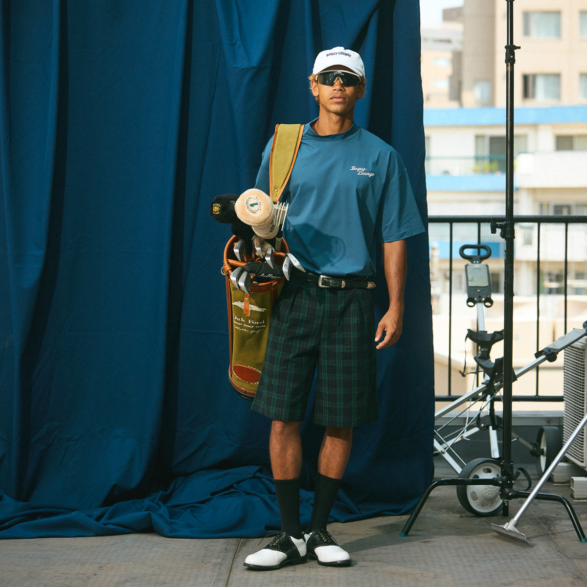BOGEY LOUNGE］ナイロンメッシュモックネック半袖Tシャツ – FUNQTEN