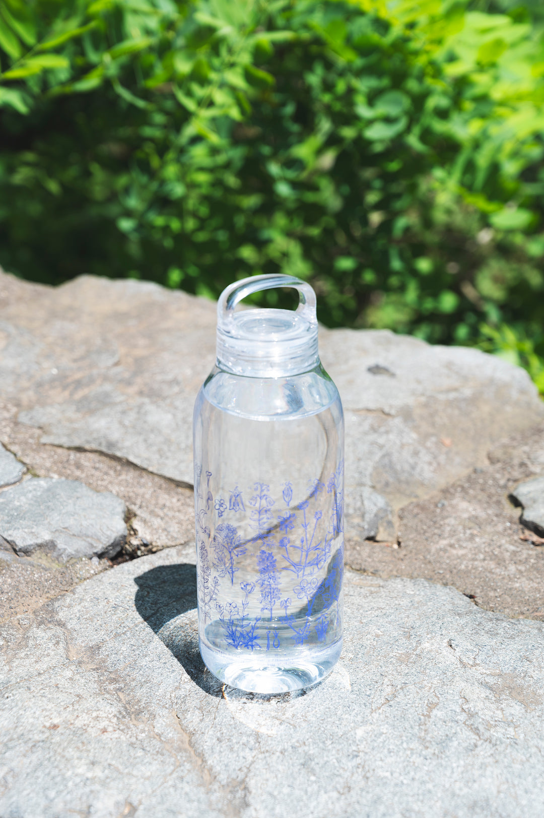 ［ランドネ×高山植物図鑑×KINTO］mountainflower vase 花図鑑のウォーターボトル