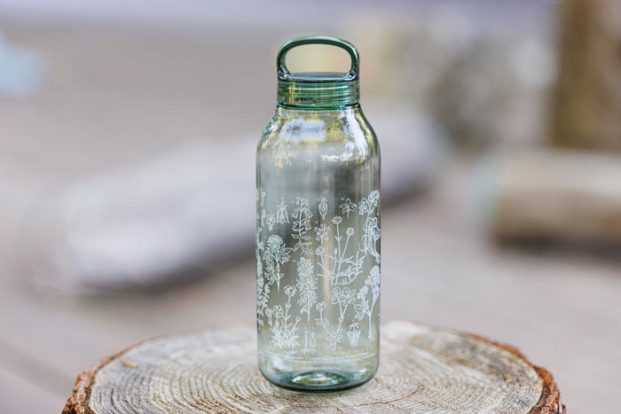 ［ランドネ×高山植物図鑑×KINTO］mountainflower vase 花図鑑のウォーターボトル