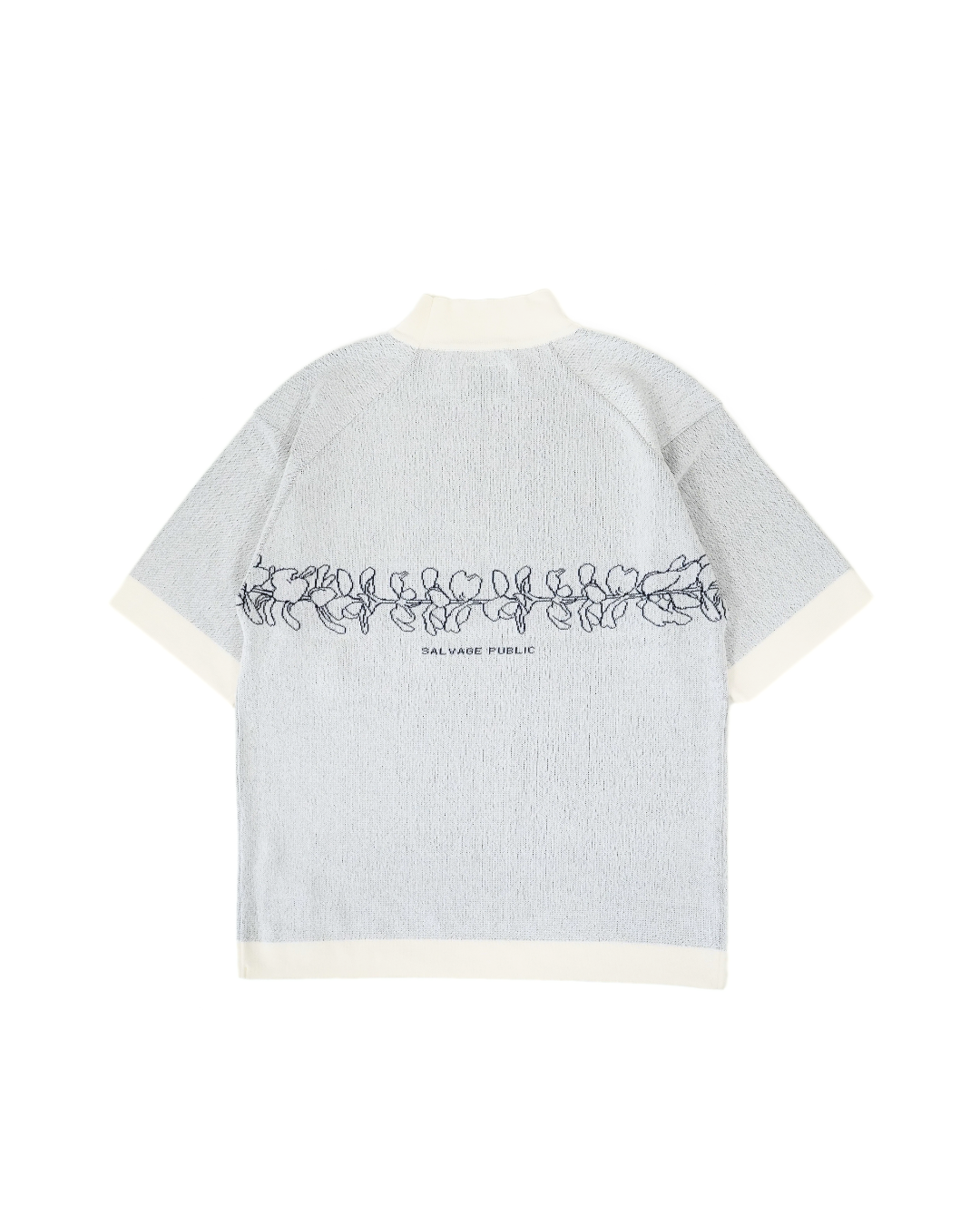 ［SALVAGE PUBLIC Kolepa］HONU MOCKNECK HALF SLEEVE JACQUARD(PUA)