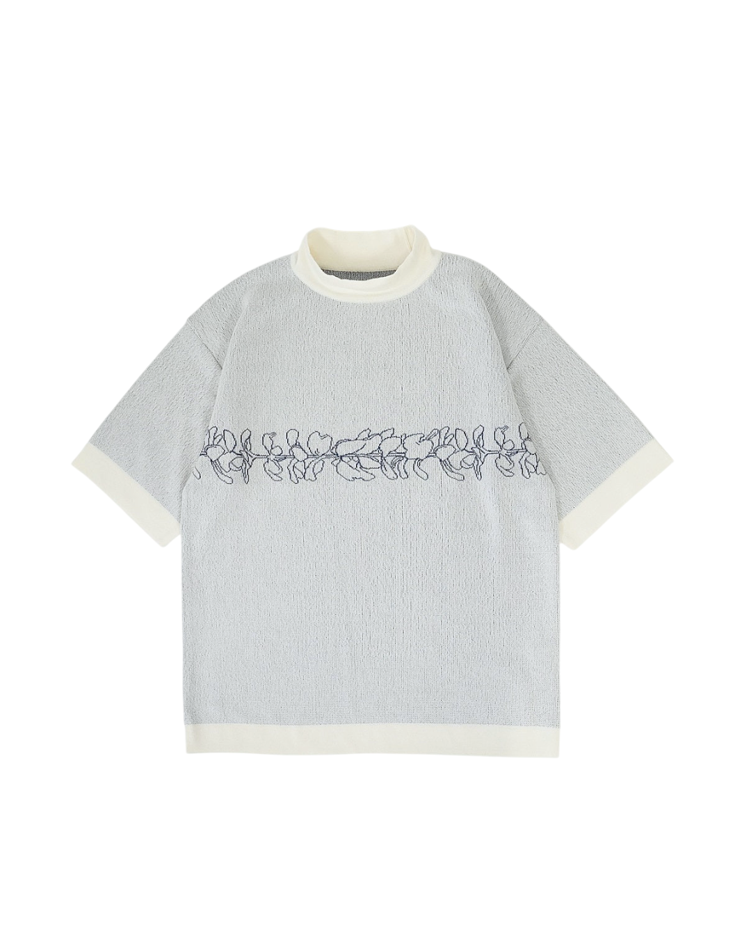 ［SALVAGE PUBLIC Kolepa］HONU MOCKNECK HALF SLEEVE JACQUARD(PUA)