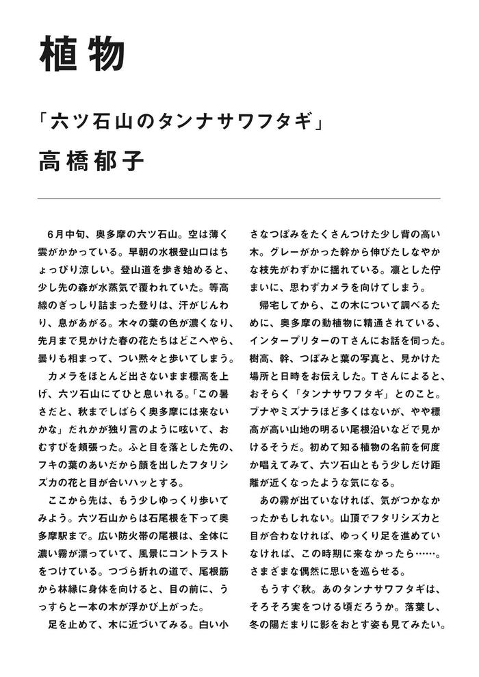 ［かわり芽］山旅写真 ロングスリーブＴシャツ ～フォトグラファーコラボデザイン～