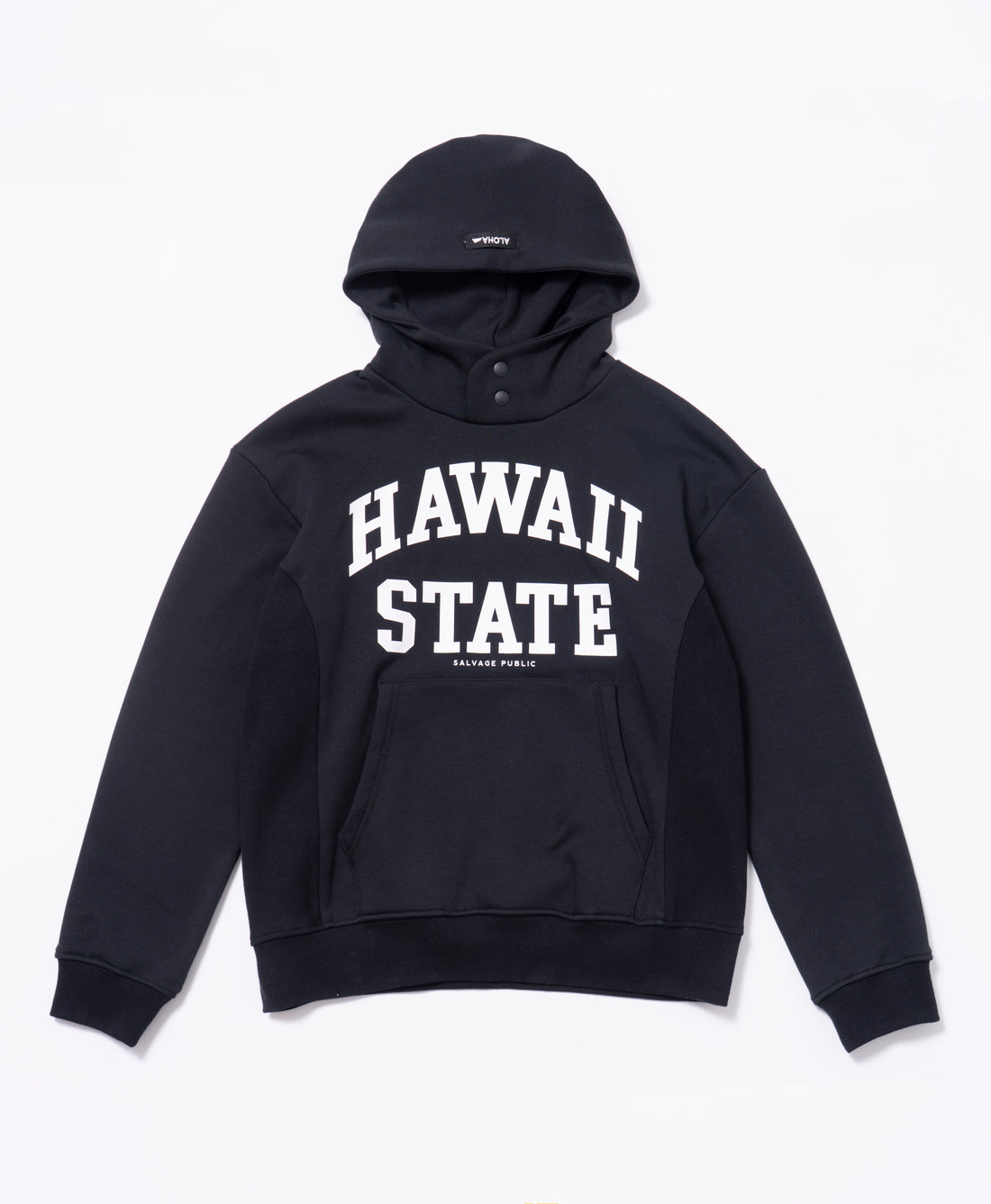 SVKA6013［サルベージパブリックコレパ］マハナスタンドネックフーディ (Hawaii State)