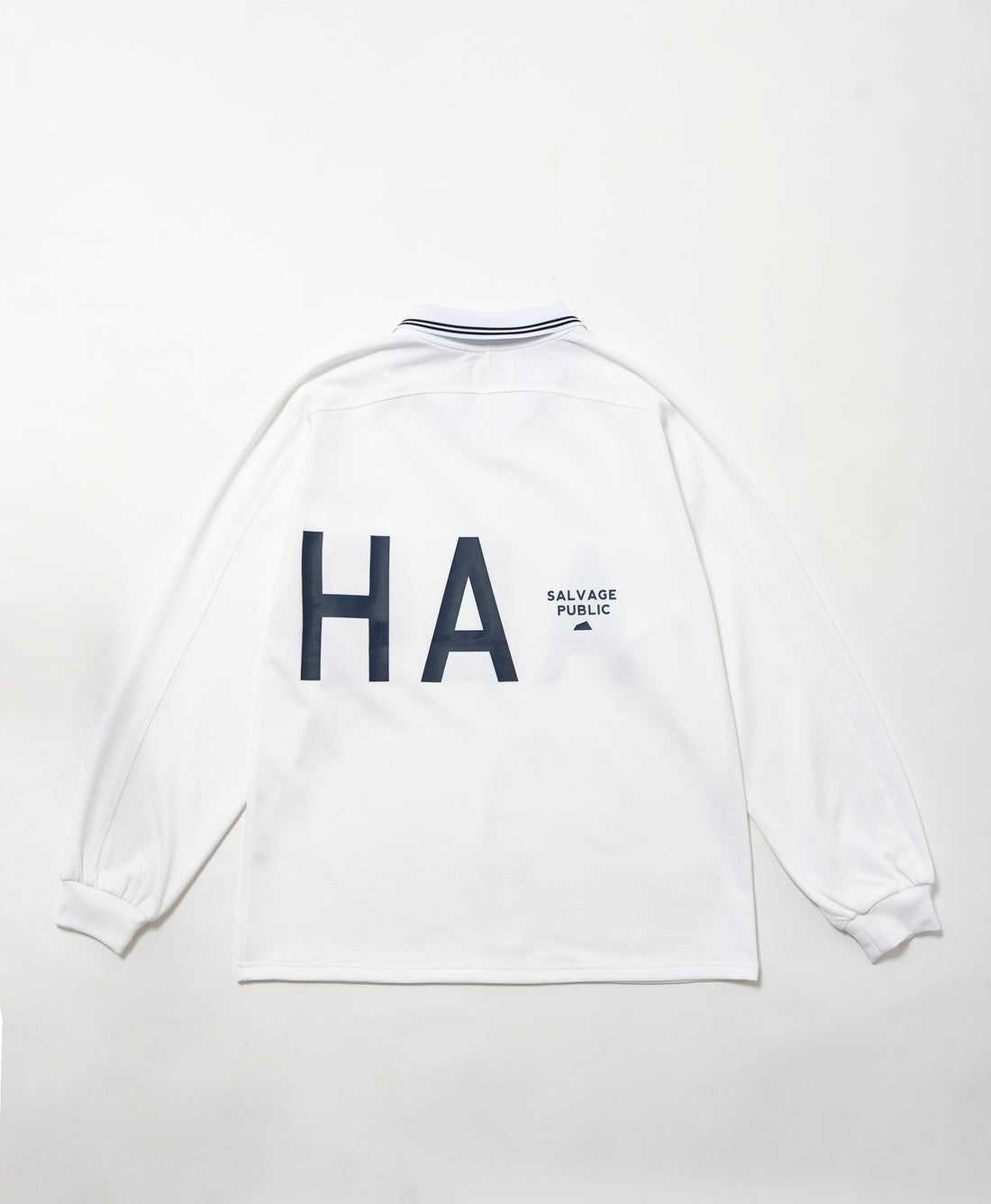 SVKA5018［サルベージパブリックコレパ］アラパイナVネックポロ L/S（Big ALOHA）