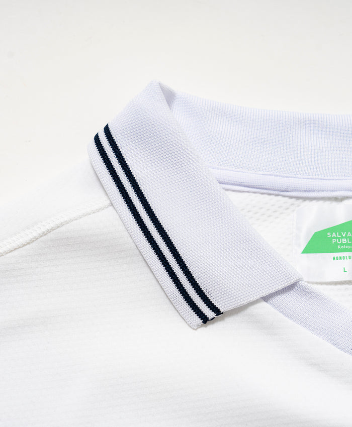 SVKA5018［サルベージパブリックコレパ］アラパイナVネックポロ L/S（Big ALOHA）