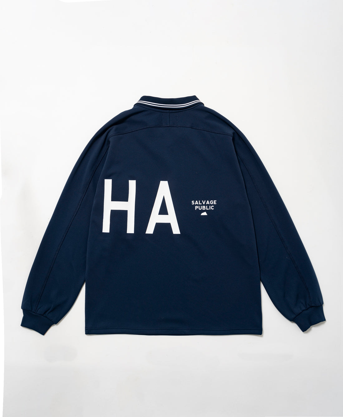 SVKA5018［サルベージパブリックコレパ］アラパイナVネックポロ L/S（Big ALOHA）