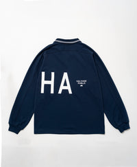 SVKA5018［サルベージパブリックコレパ］アラパイナVネックポロ L/S（Big ALOHA）