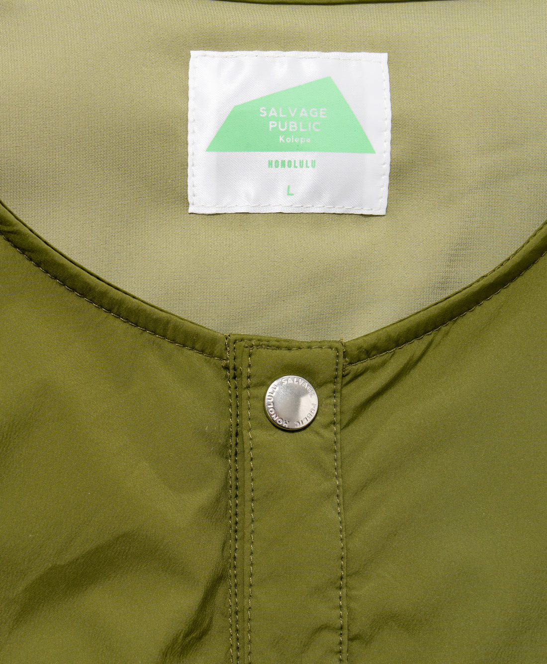 SVKA5020［サルベージパブリックコレパ］アラワイスナップパディッドジャケット