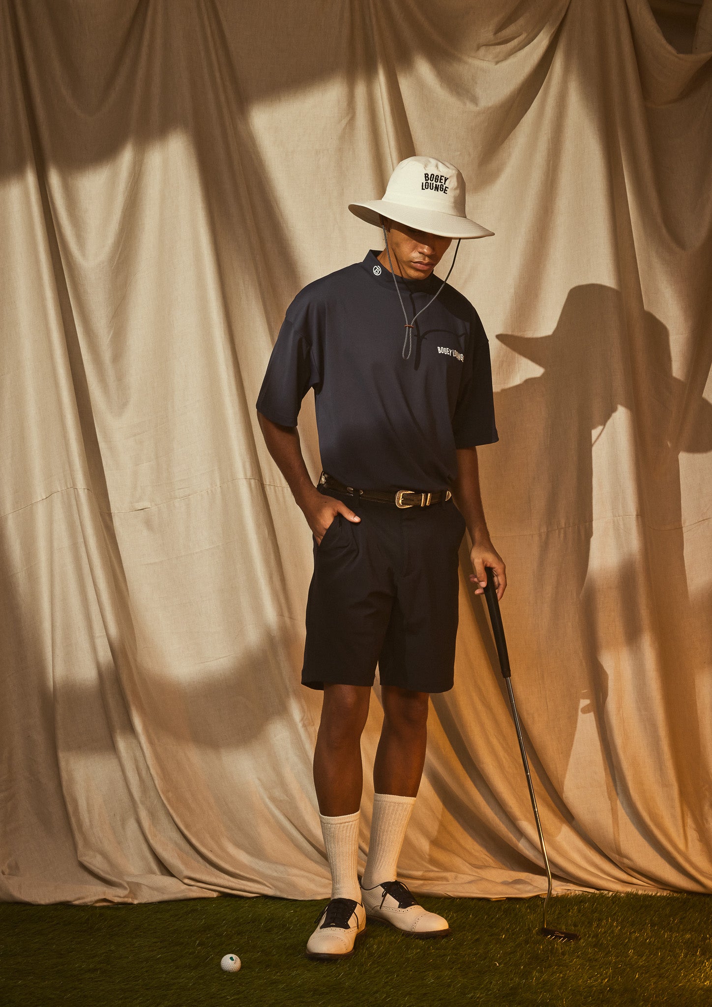 BOGEY LOUNGE］ ストレッチモックネックTシャツ – FUNQTEN