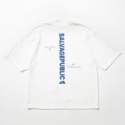 ［サルベージパブリックコレパ］ハク ニット モックネック Tシャツ (EXCELLENCE)