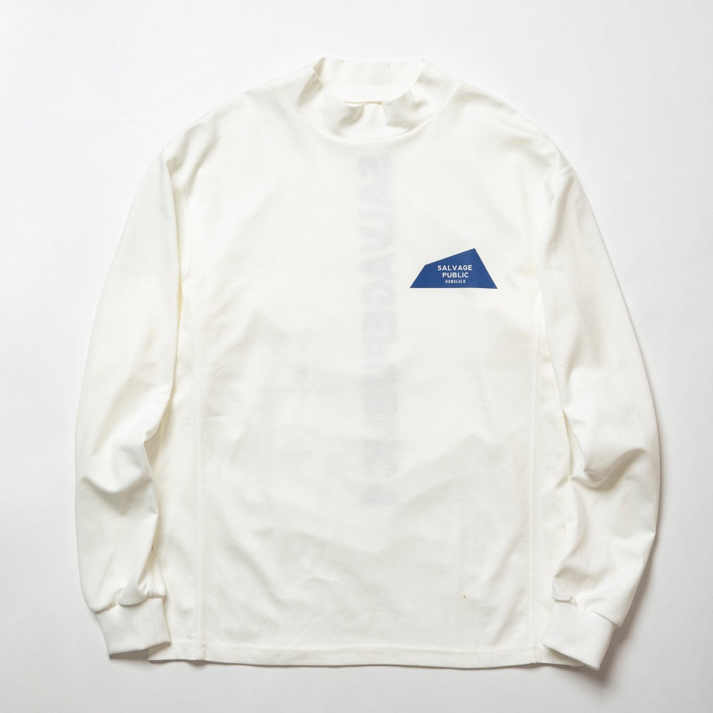 サルベージパブリックコレパ］ケハウパ アイスナイロン モックネック T