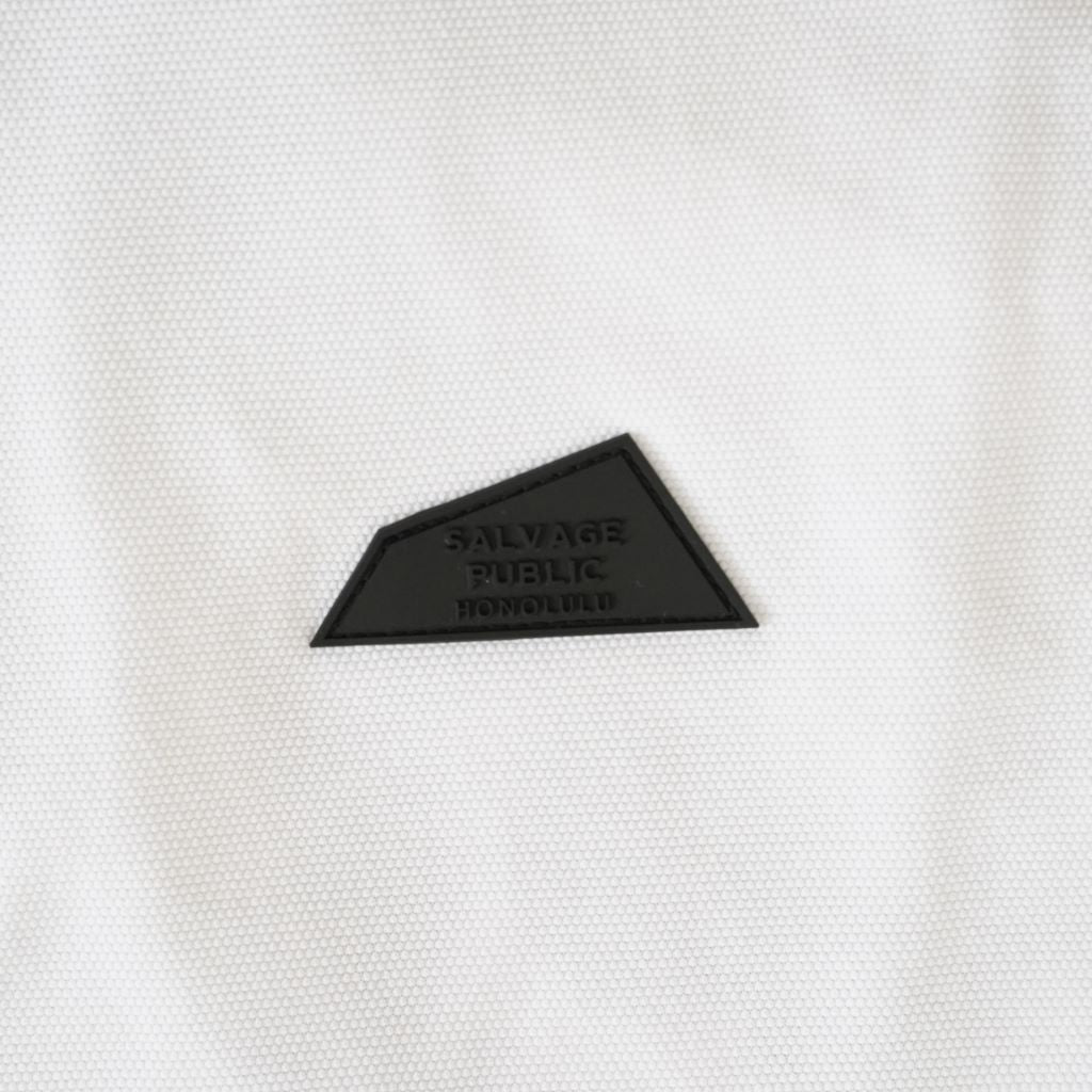 ［サルベージパブリックコレパ］マラマ リサイクルピケ ポロ 半袖（DH rubber patch/Hibiscus)