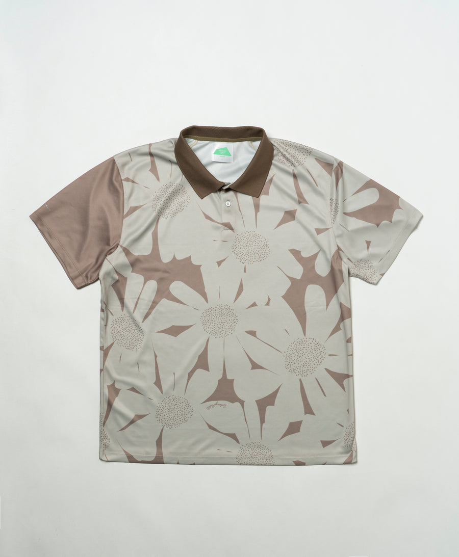 SVKS5025［サルベージパブリックコレパ］Waialua メッシュポロ S/S (SUNFLOWER）