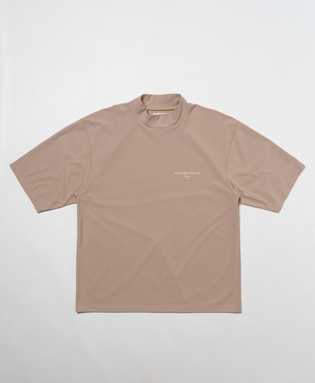 SVKS5029［サルベージパブリックコレパ］SURF モックネック S/S (LOCAL GOLFERS UNION)