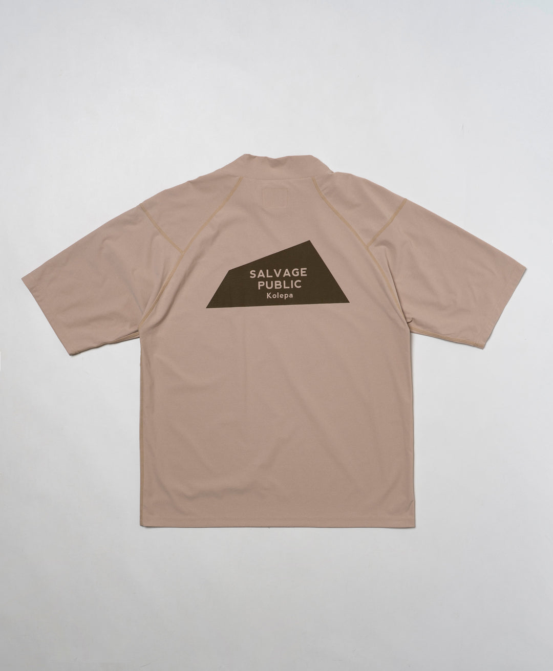 SVKS5031［サルベージパブリックコレパ］SURF モックネック S/S (Kolepa Stamp)