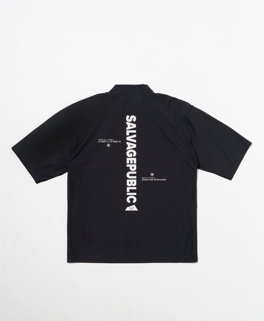 SVKS5032［サルベージパブリックコレパ］SURF モックネック S/S (EXELLENCE)