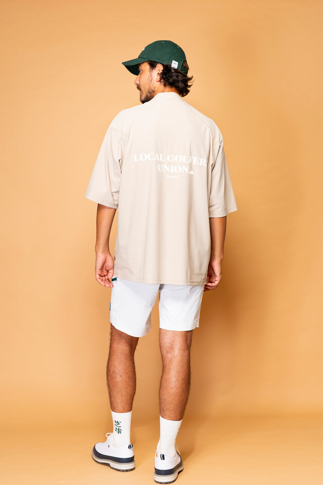 SVKS5029［サルベージパブリックコレパ］SURF モックネック S/S (LOCAL GOLFERS UNION)