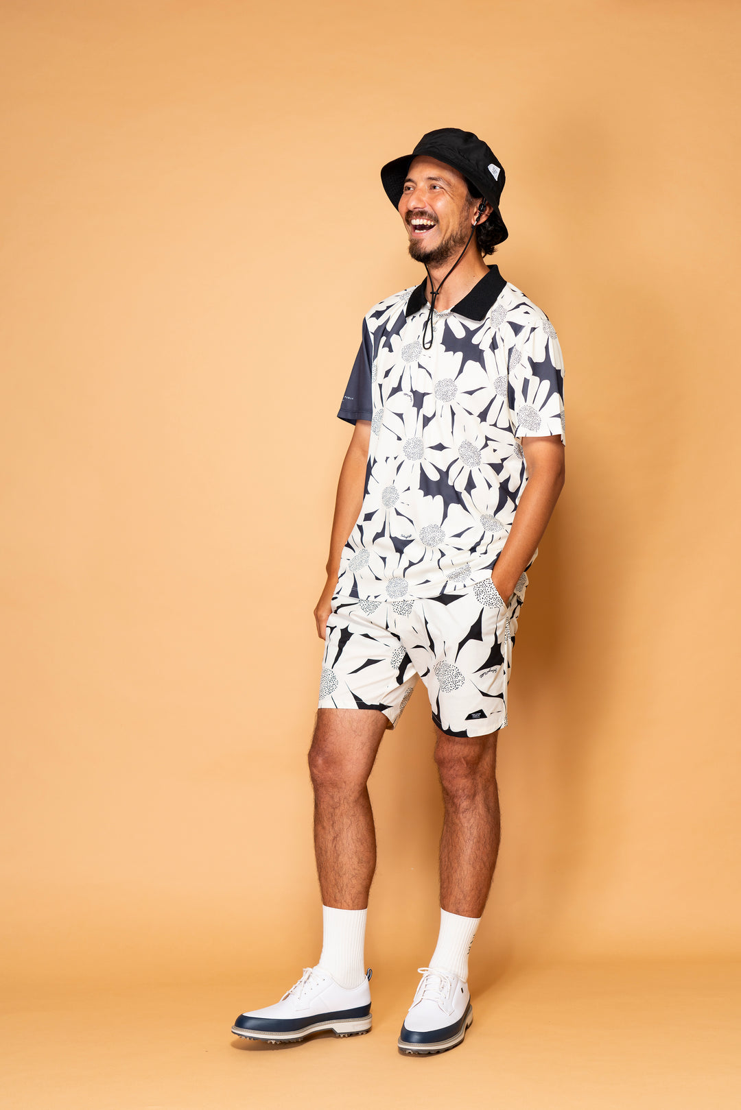 SVKS5025［サルベージパブリックコレパ］Waialua メッシュポロ S/S (SUNFLOWER）