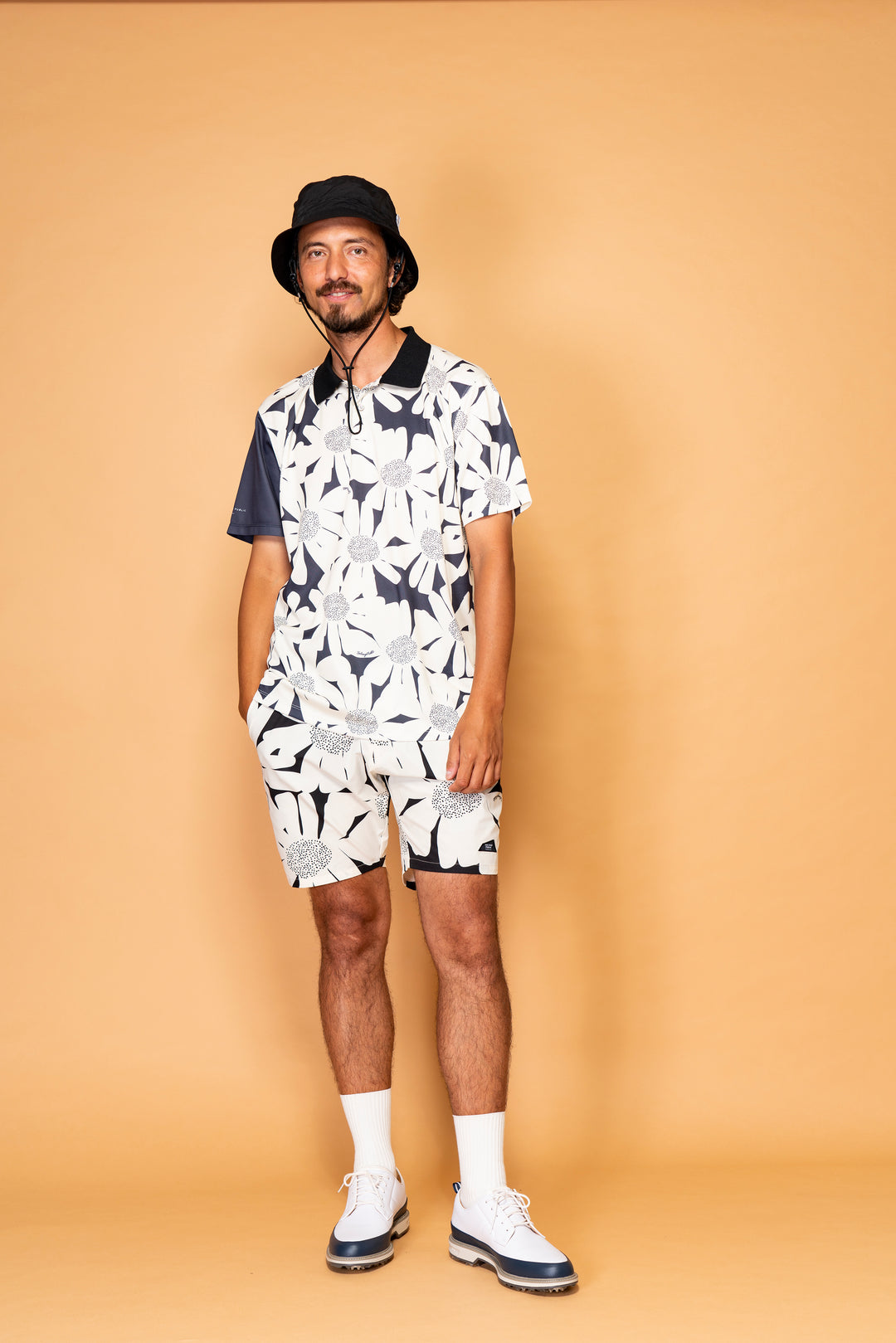 SVKS5025［サルベージパブリックコレパ］Waialua メッシュポロ S/S (SUNFLOWER）