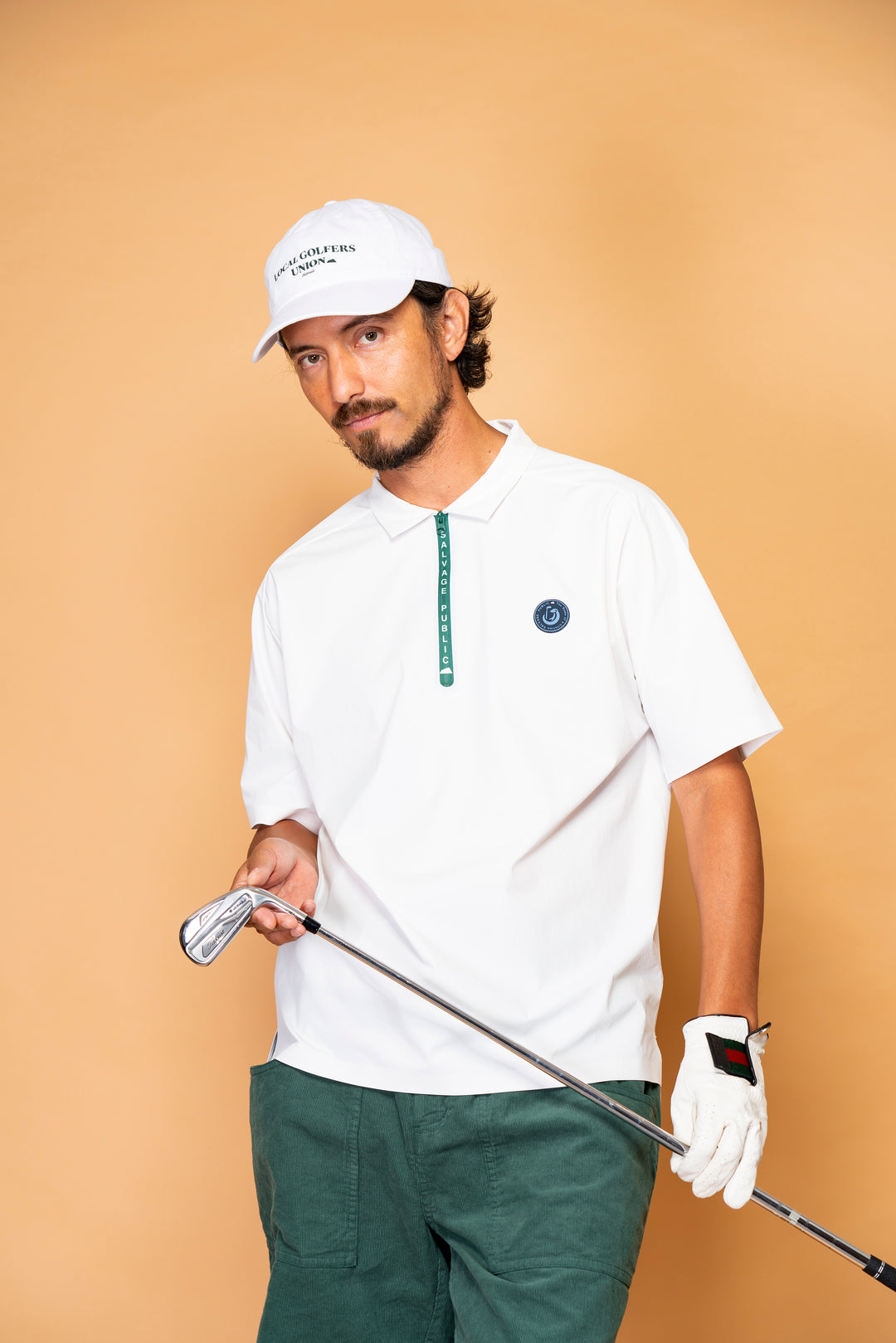 SVKS5036［サルベージパブリックコレパ］6パネルキャップ (LOCAL GOLFERS UNION)