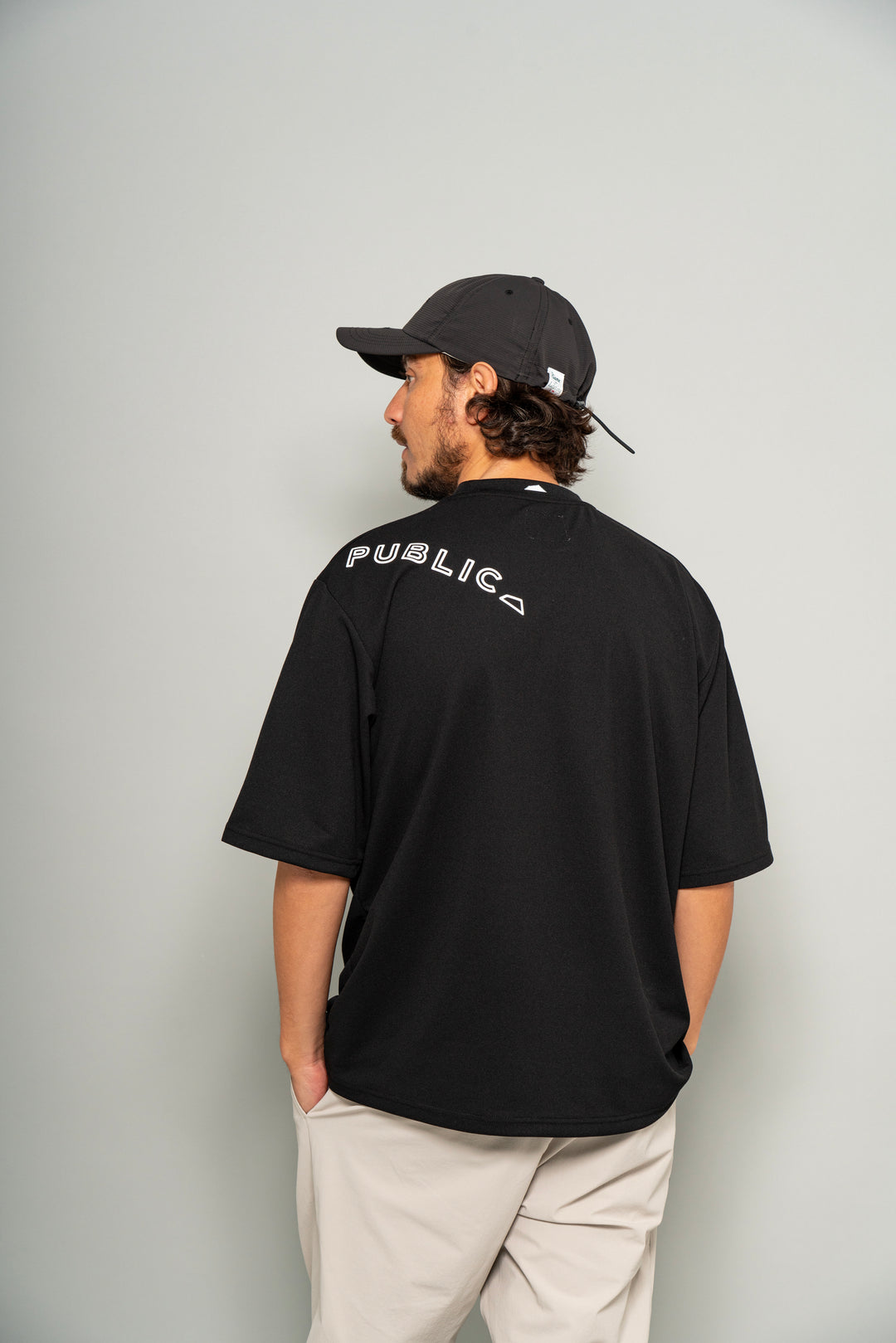 SVKA5010［サルベージパブリックコレパ］マラマピケクルーネック S/S  (Diagonally Logo）