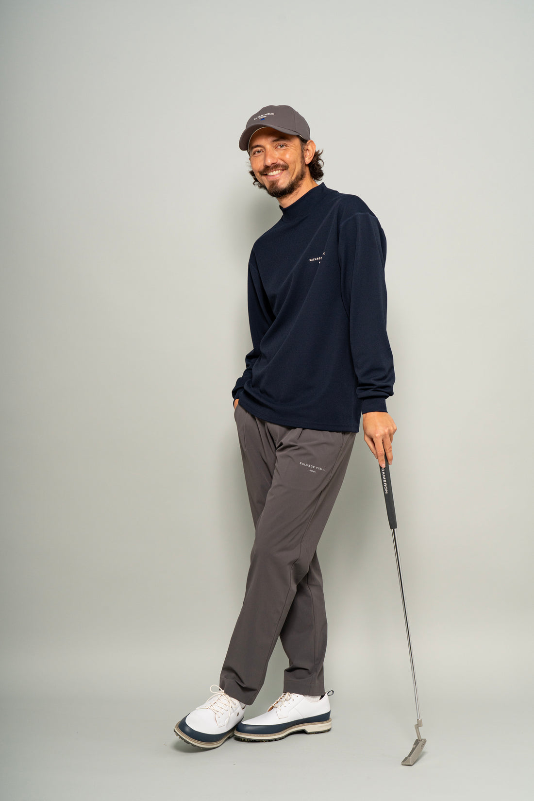 SVKA5013［サルベージパブリックコレパ］マロオモックネック L/S（GOLFBOY）