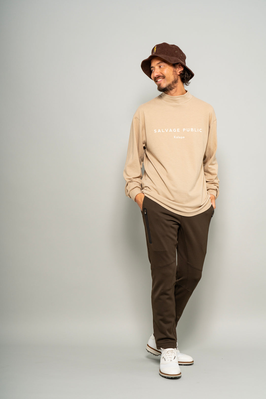 ［SALVAGE PUBLIC Kolepa］HONU MOCKNECK L/S（KOLEPA STAMP）