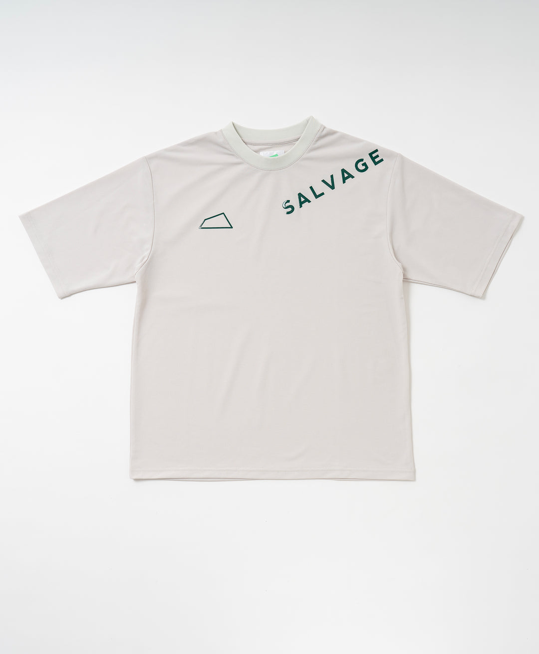 SVKA5010［サルベージパブリックコレパ］マラマピケクルーネック S/S  (Diagonally Logo）