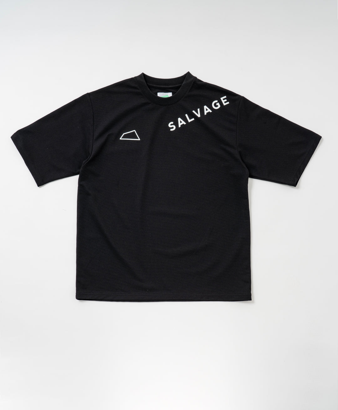 SVKA5010［サルベージパブリックコレパ］マラマピケクルーネック S/S  (Diagonally Logo）