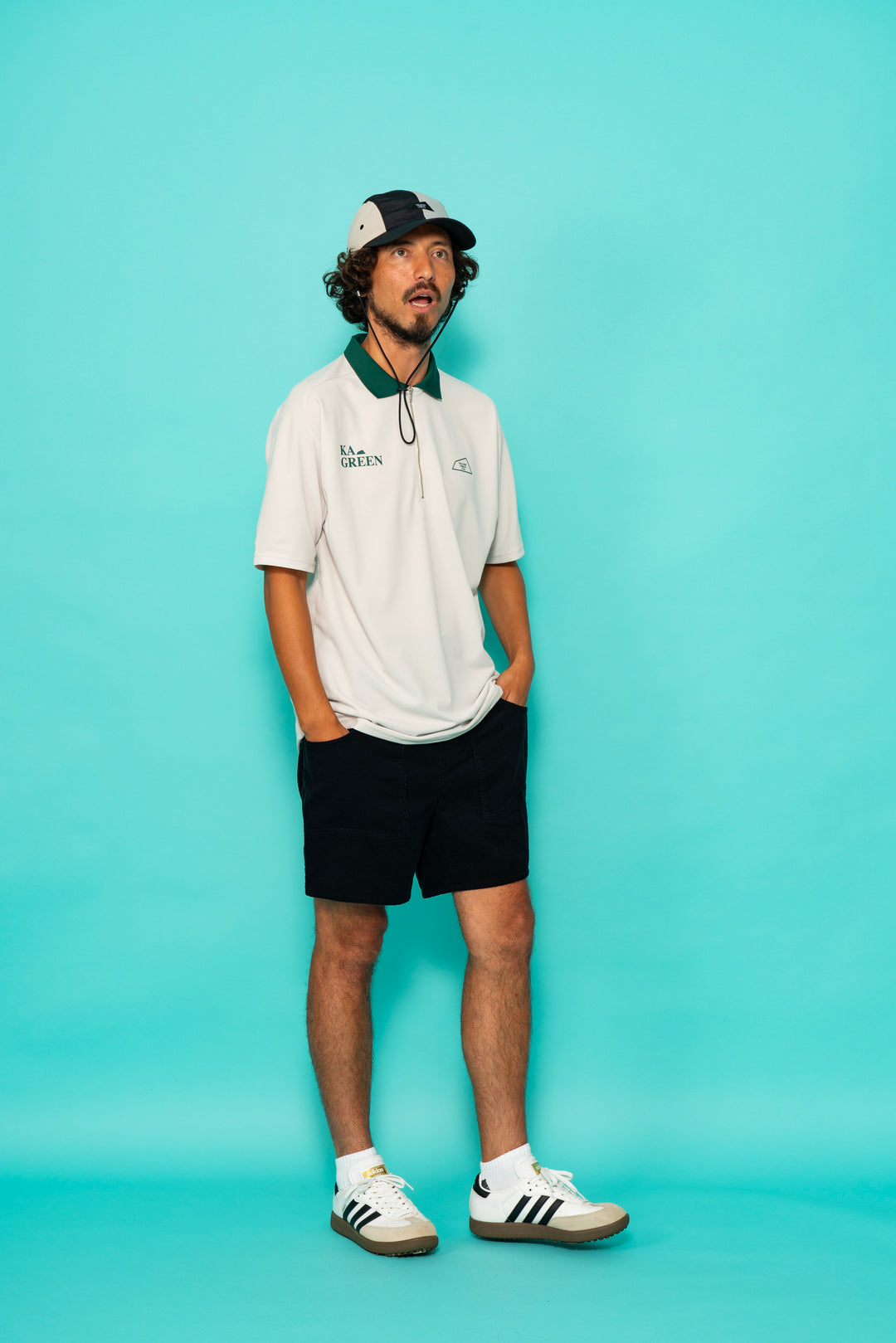 MALAMA PIQUE ZIP POLO S/S(NEVERUP)