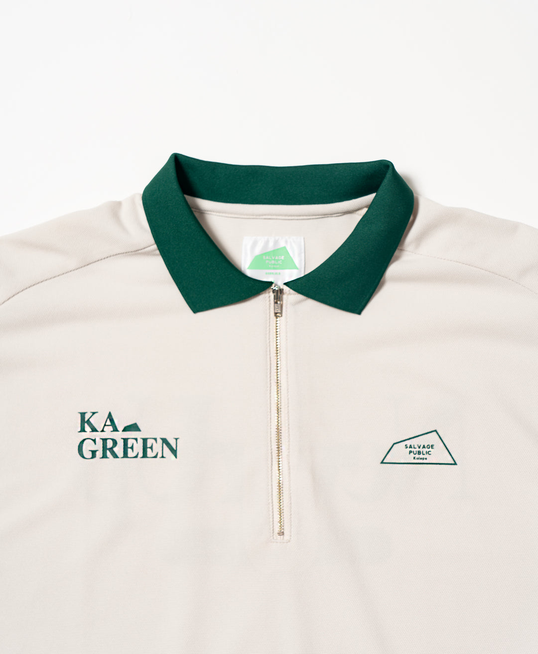 MALAMA PIQUE ZIP POLO S/S(NEVERUP)