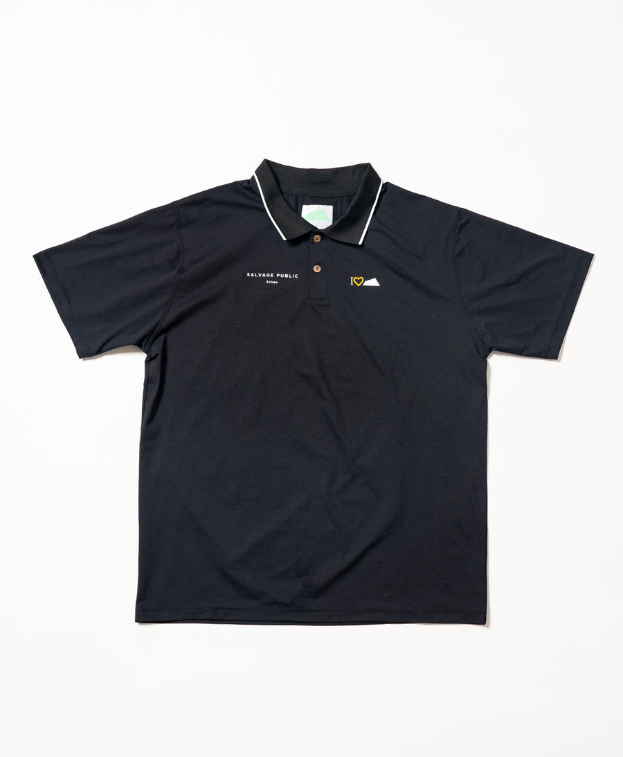 SVKS6015［サルベージパブリックコレパ］フナカイサーフポロ S/S（I♡DH）
