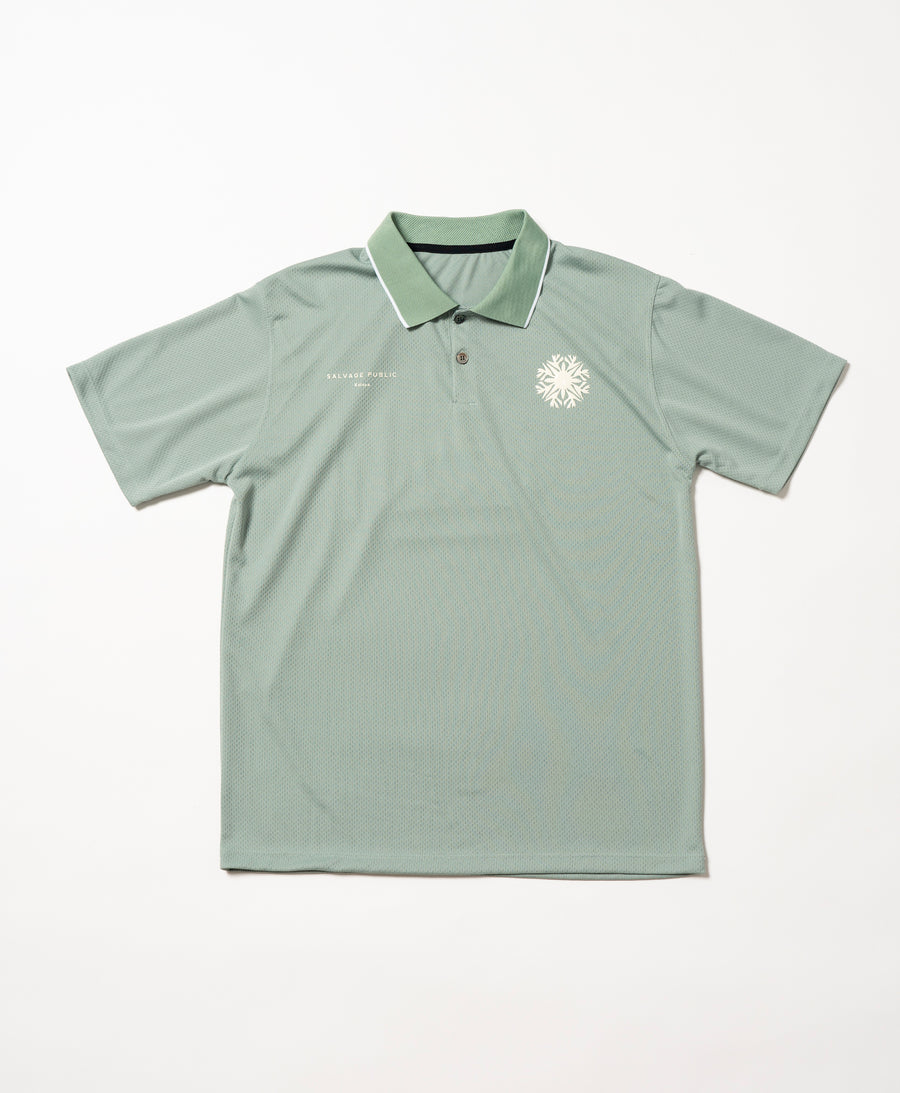 HUNAKAI MESH POLO S/S（NEVERUP）
