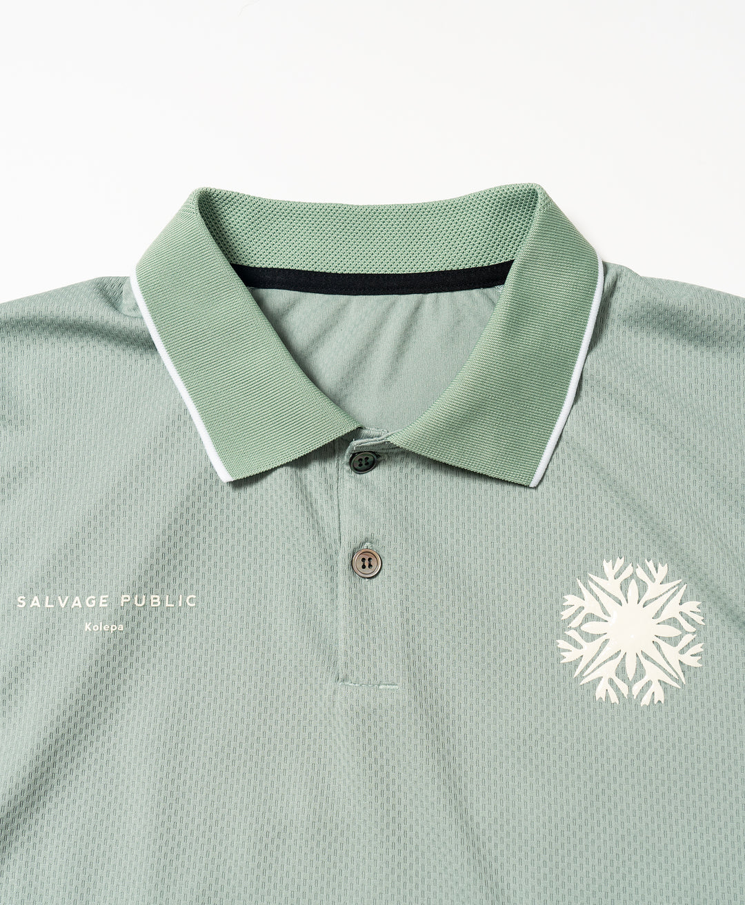 HUNAKAI MESH POLO S/S（NEVERUP）