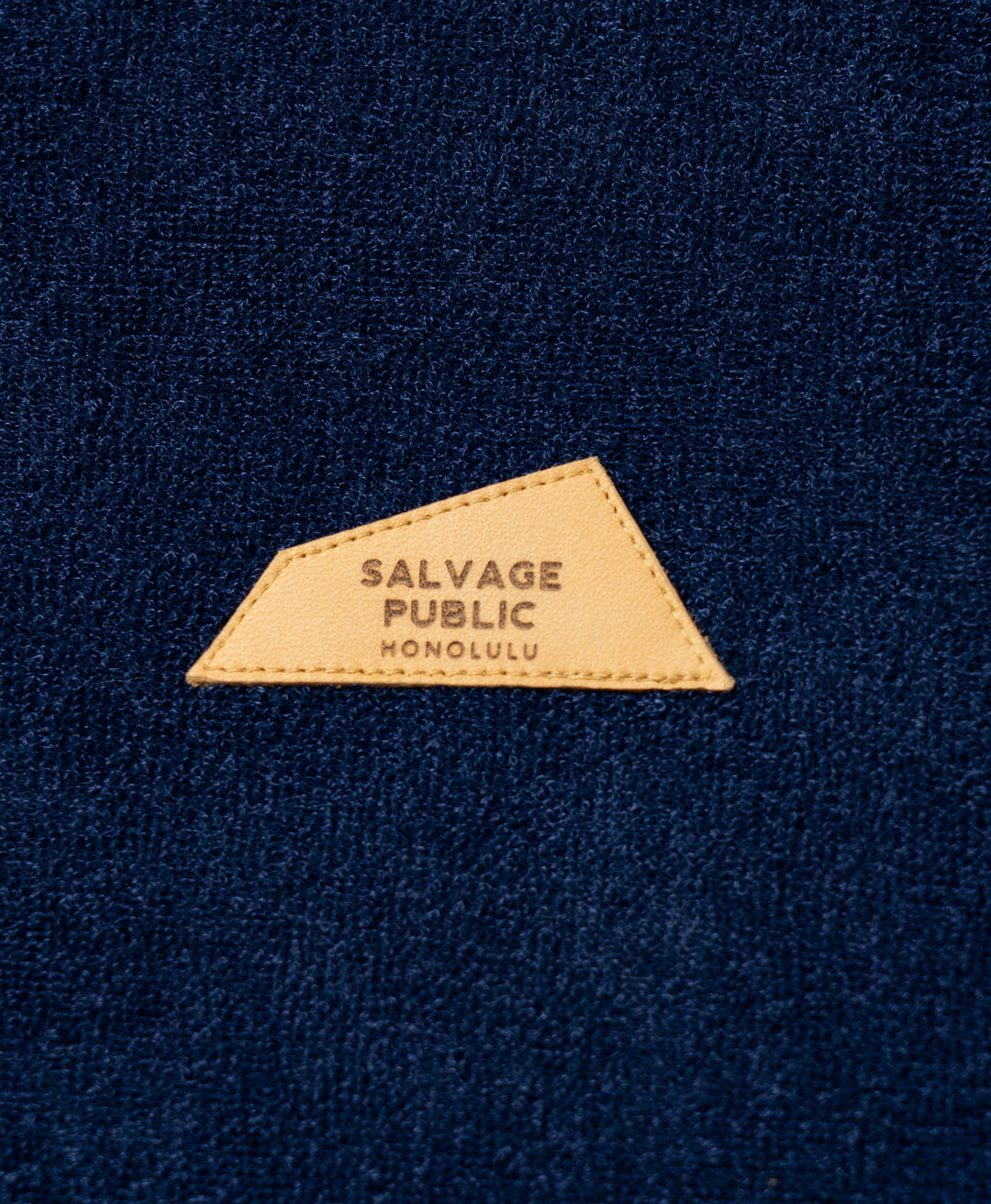 3.6 PILE MOCKNECK S/S（DH LEATHER PATCH）