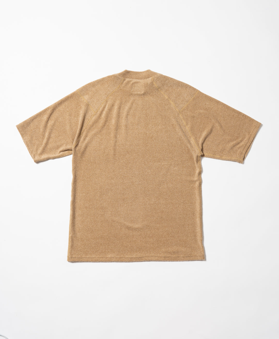 3.6 PILE MOCKNECK S/S（DH LEATHER PATCH）