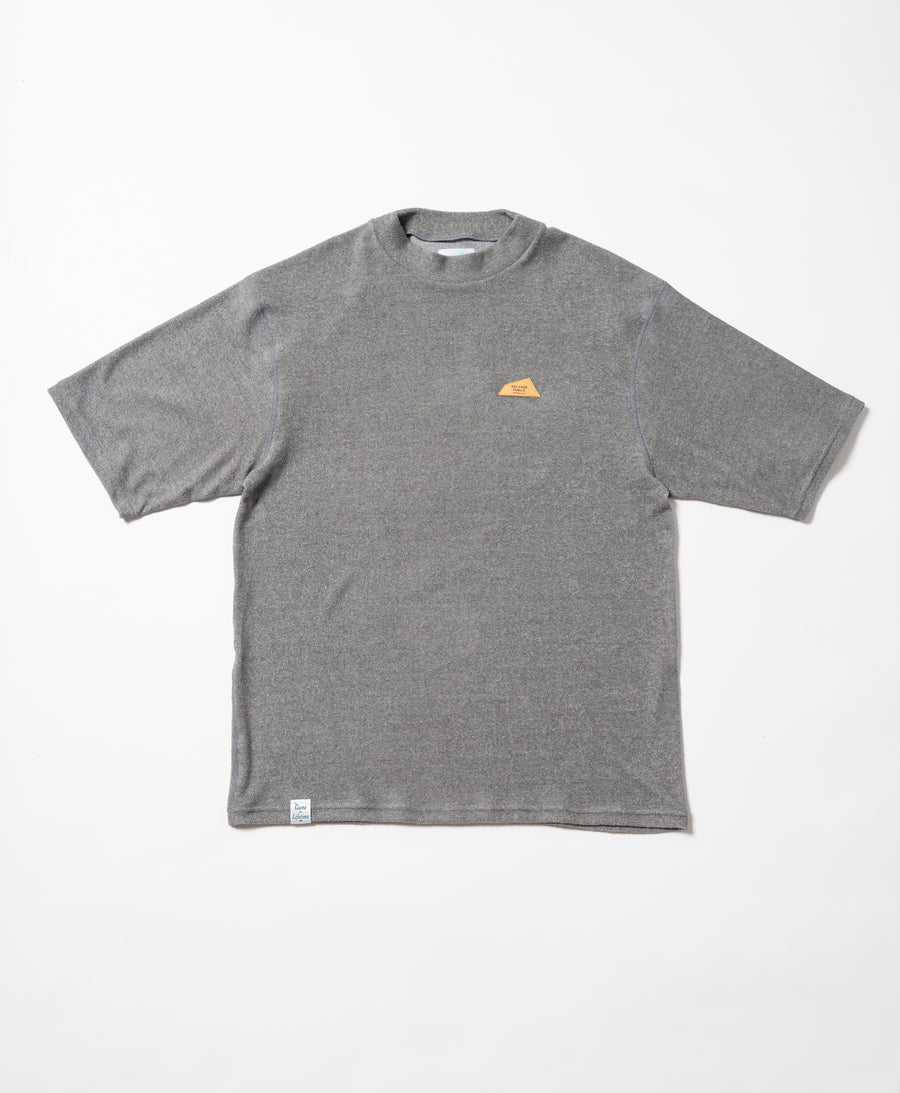 SVKS6018［サルベージパブリックコレパ］3.6パイルモックネック S/S（DH Leather patch）