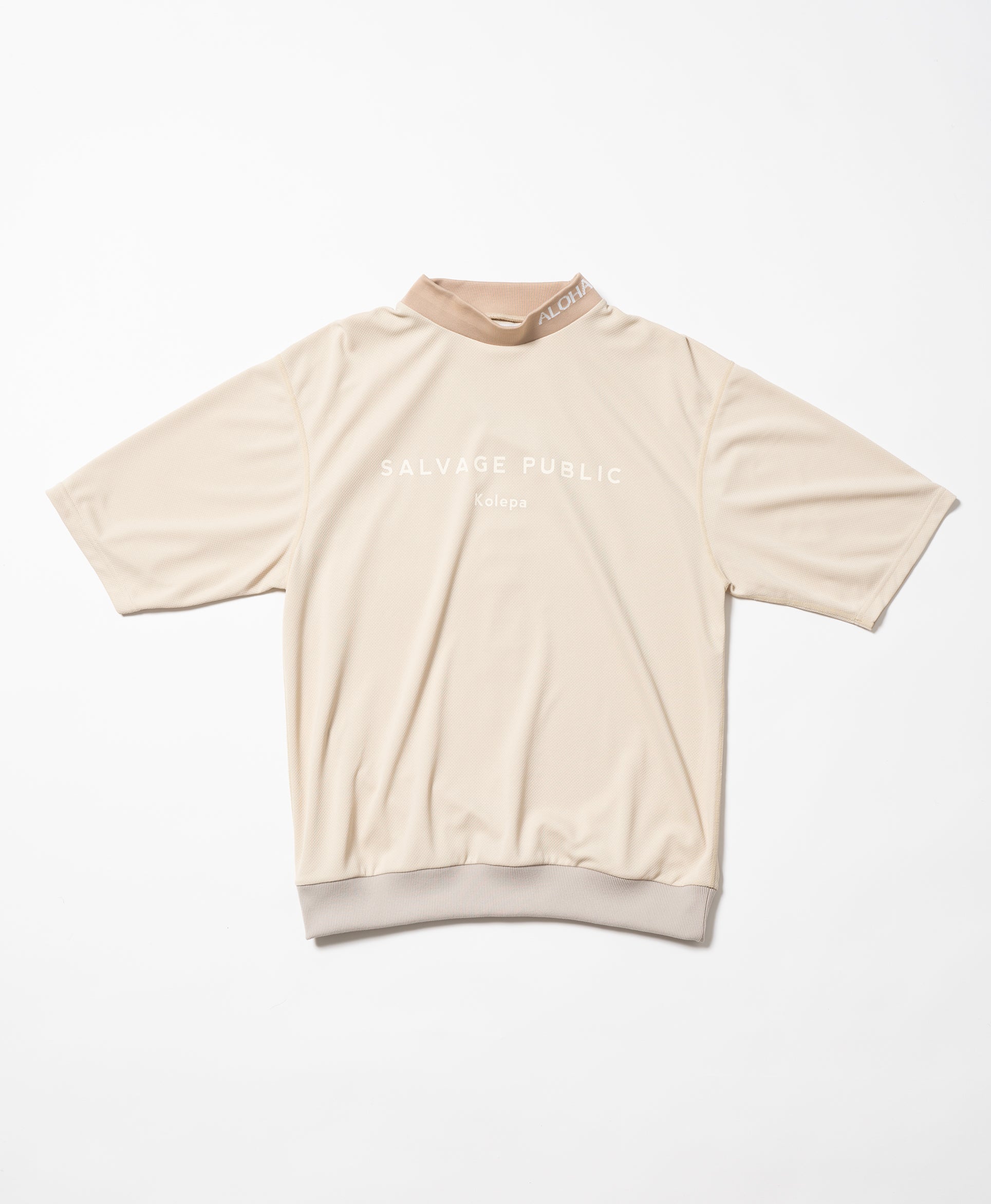 SVKS6020［サルベージパブリックコレパ］JQリブモックネック S/S