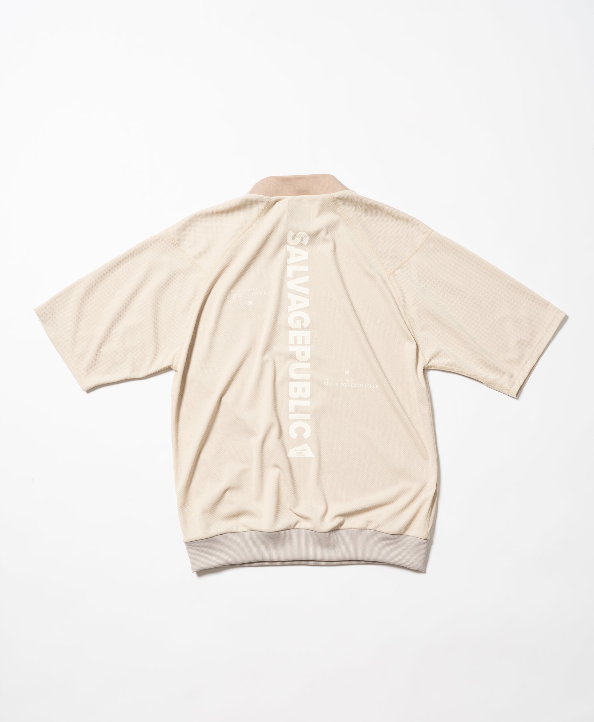 SVKS6020［サルベージパブリックコレパ］JQリブモックネック S/S