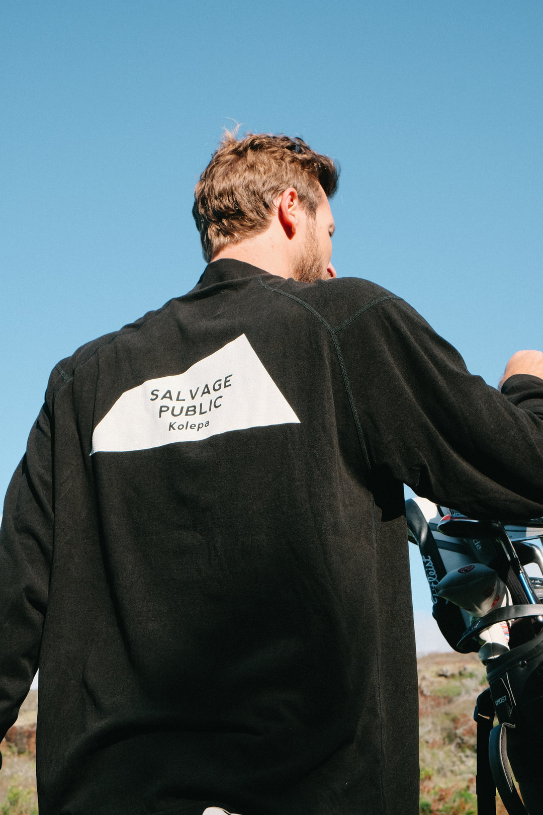 HONU MOCKNECK L/S（BRAND STAMP）