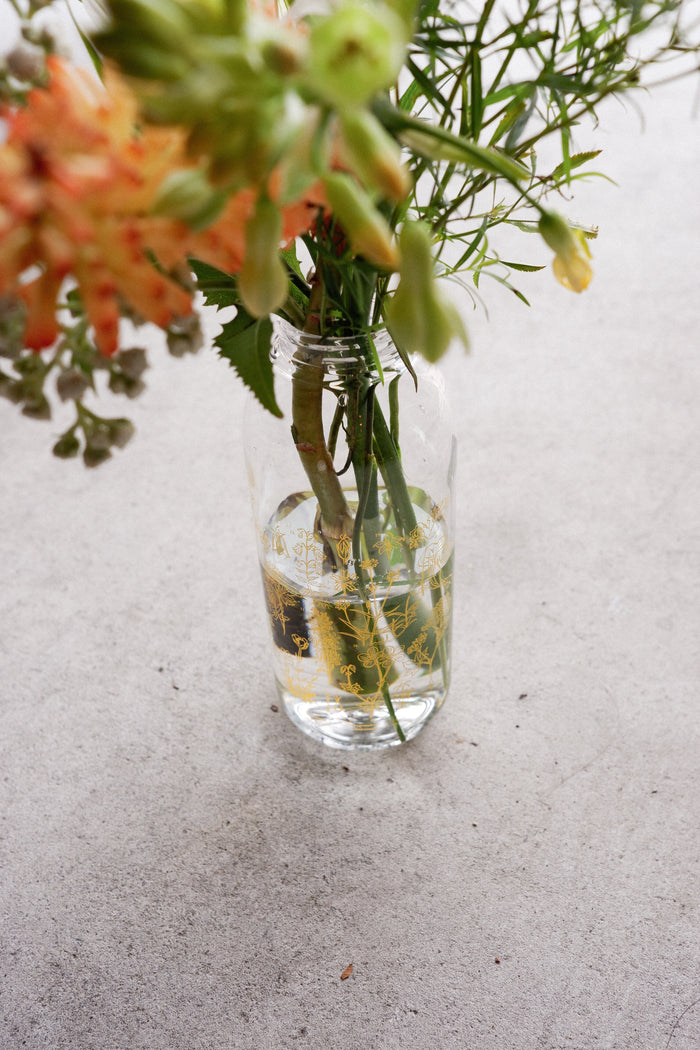 ［ランドネ×高山植物図鑑×KINTO］mountainflower vase 花図鑑のウォーターボトル